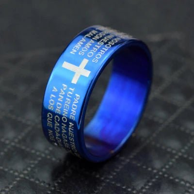 ✝️ Bague Chrétienne en Acier – Foi & Élégance IntemporelleGoVibeshop777