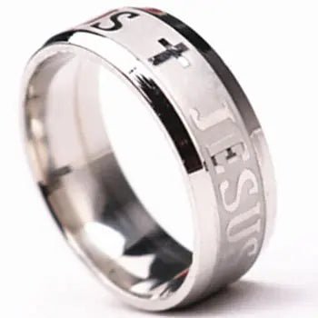 ✝️ Bague Chrétienne en Acier – Foi & Élégance IntemporelleGoVibeshop777