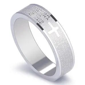 ✝️ Bague Chrétienne en Acier – Foi & Élégance IntemporelleGoVibeshop777