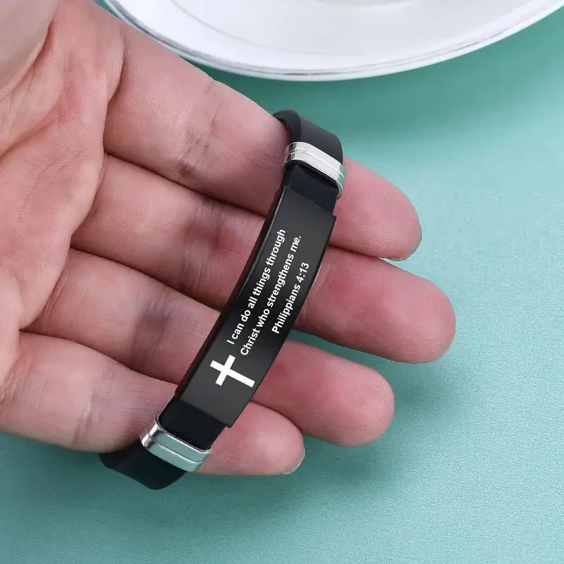 Bracelet Chrétien avec Verset Biblique – Foi & ÉléganceGoVibeshop777