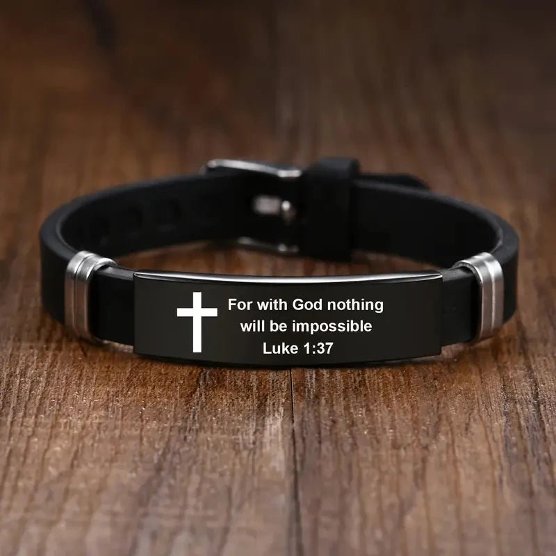 Bracelet Chrétien avec Verset Biblique – Foi & ÉléganceGoVibeshop777