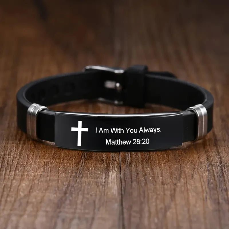 Bracelet Chrétien avec Verset Biblique – Foi & ÉléganceGoVibeshop777