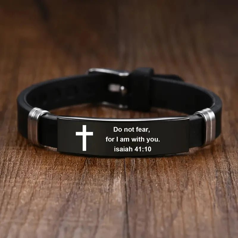 Bracelet Chrétien avec Verset Biblique – Foi & ÉléganceGoVibeshop777