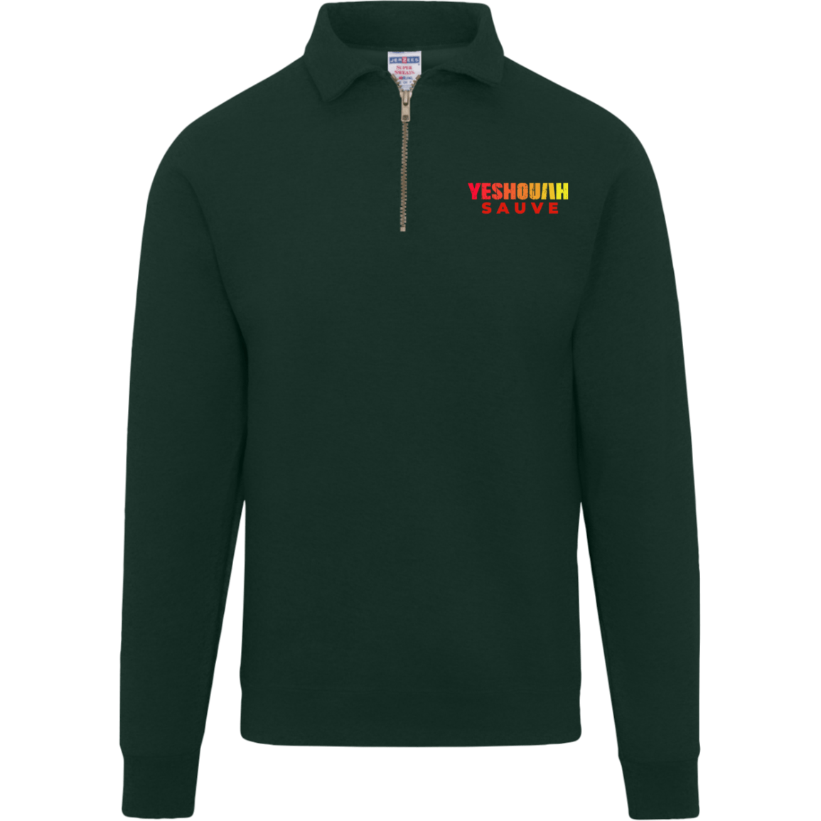 🧥 Jerzees 4528 – Sweat Homme Polaire 1/4 Zip YESHOUAH SAUVEPulloverGoVibeshop777