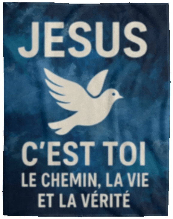 jesus couverture plaid épais 150x200BlanketsGoVibeshop777