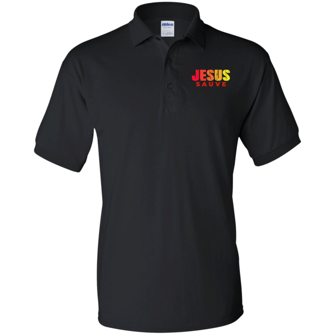 Polo Shirt en Jersey Jesus Sauve GoVibeshop777