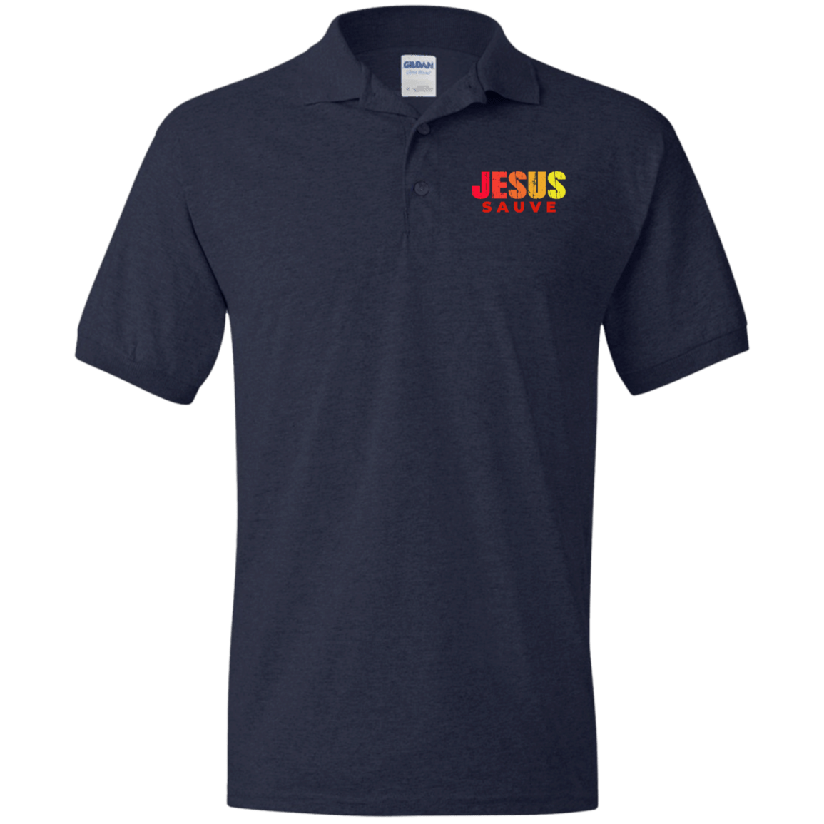Polo Shirt en Jersey Jesus Sauve GoVibeshop777
