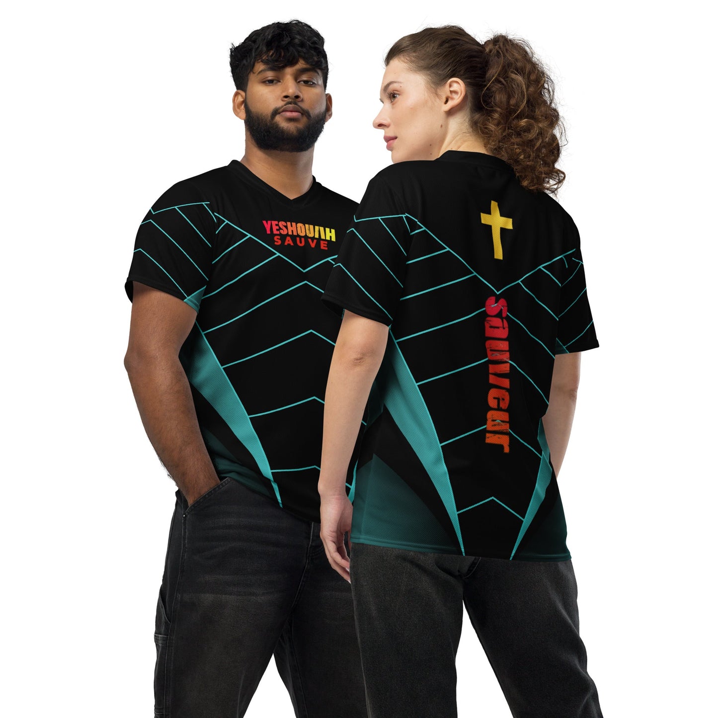 Maillot all over unisexe yeshouah sauveCUT - SEWGoVibeshop777