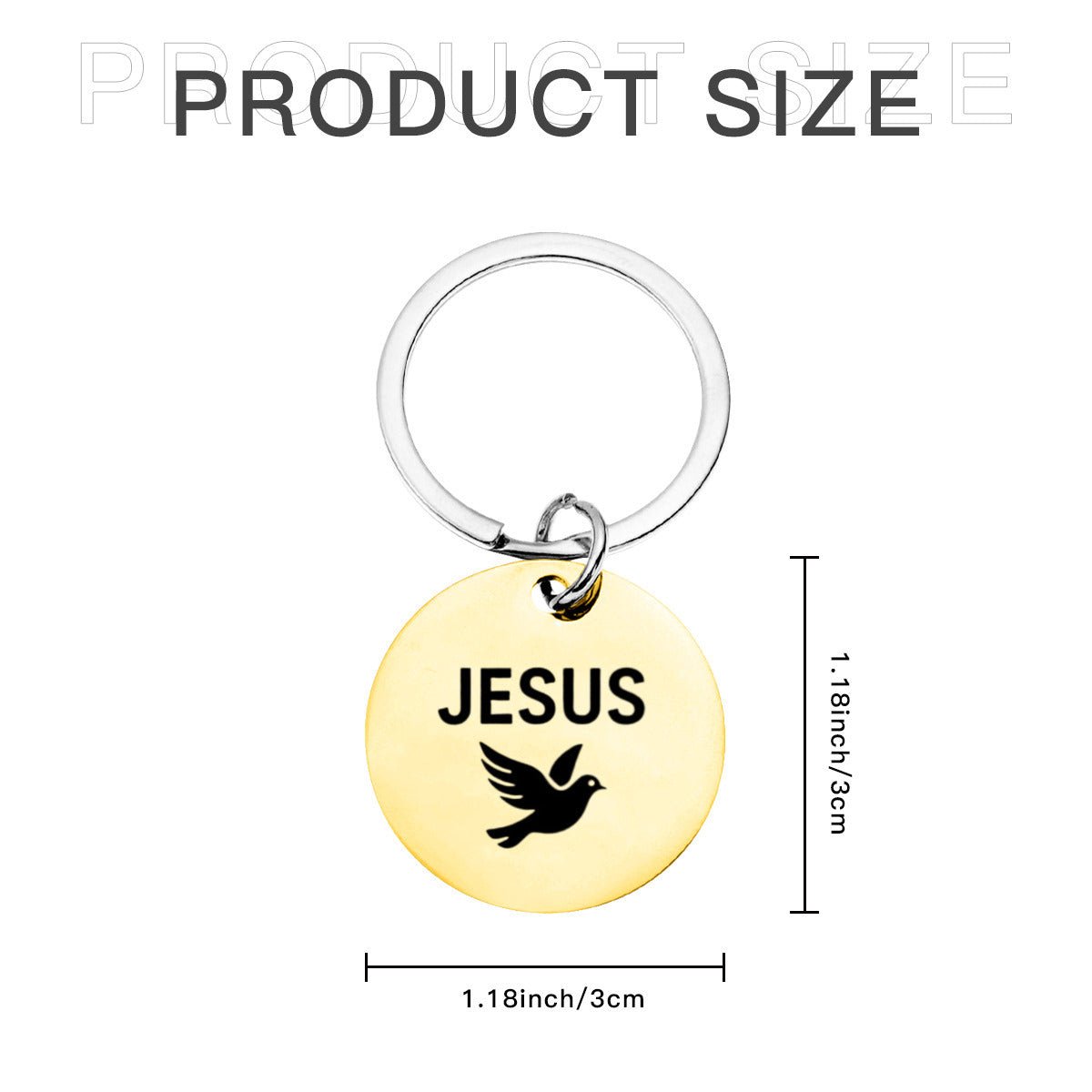 porte clées jesusApparel AccessoriesGoVibeshop777