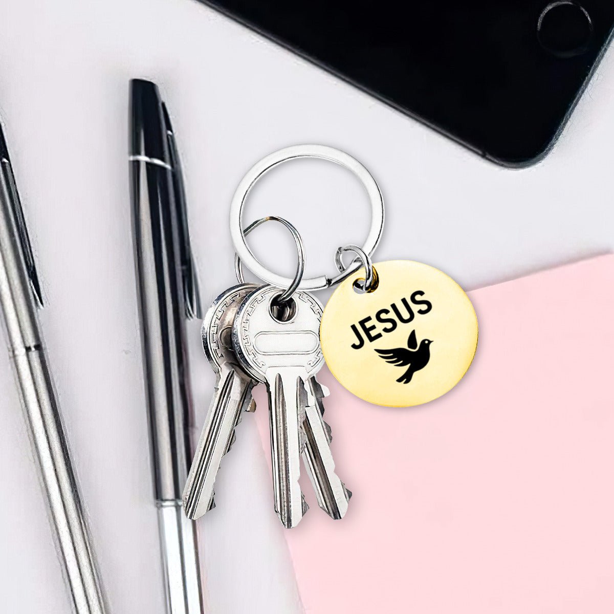 porte clées jesusApparel AccessoriesGoVibeshop777