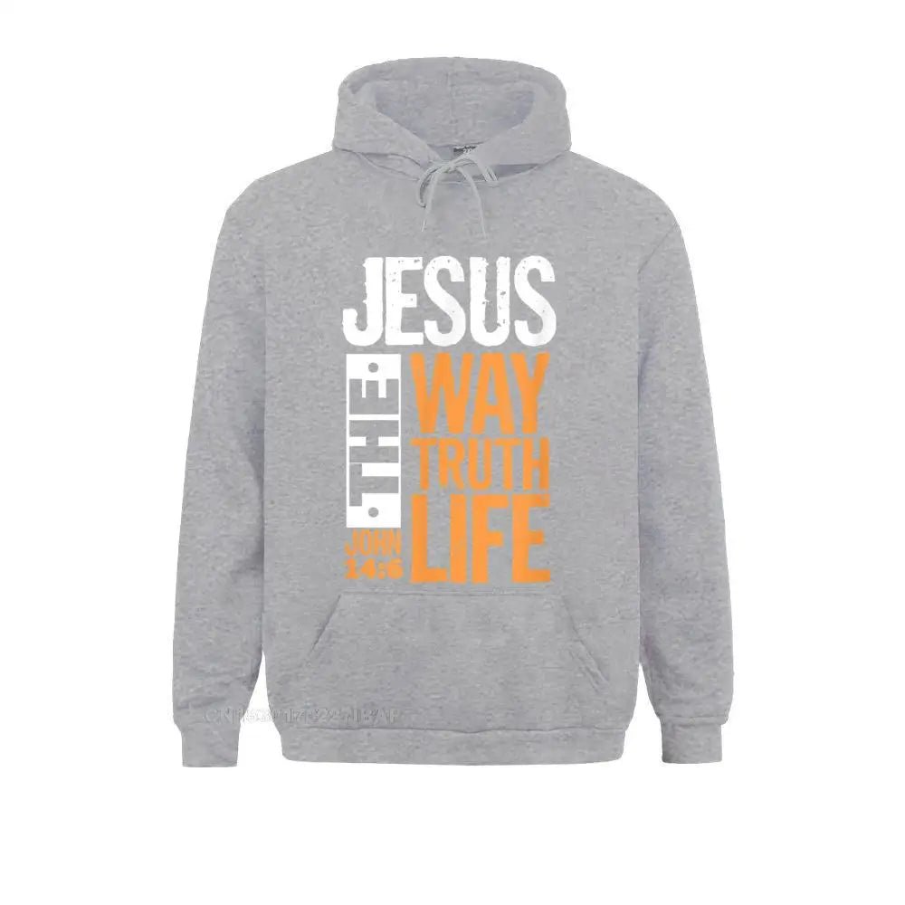 Pullover a capuche Jesus la véritéGoVibeshop777
