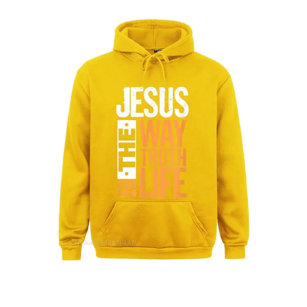 Pullover a capuche Jesus la véritéGoVibeshop777