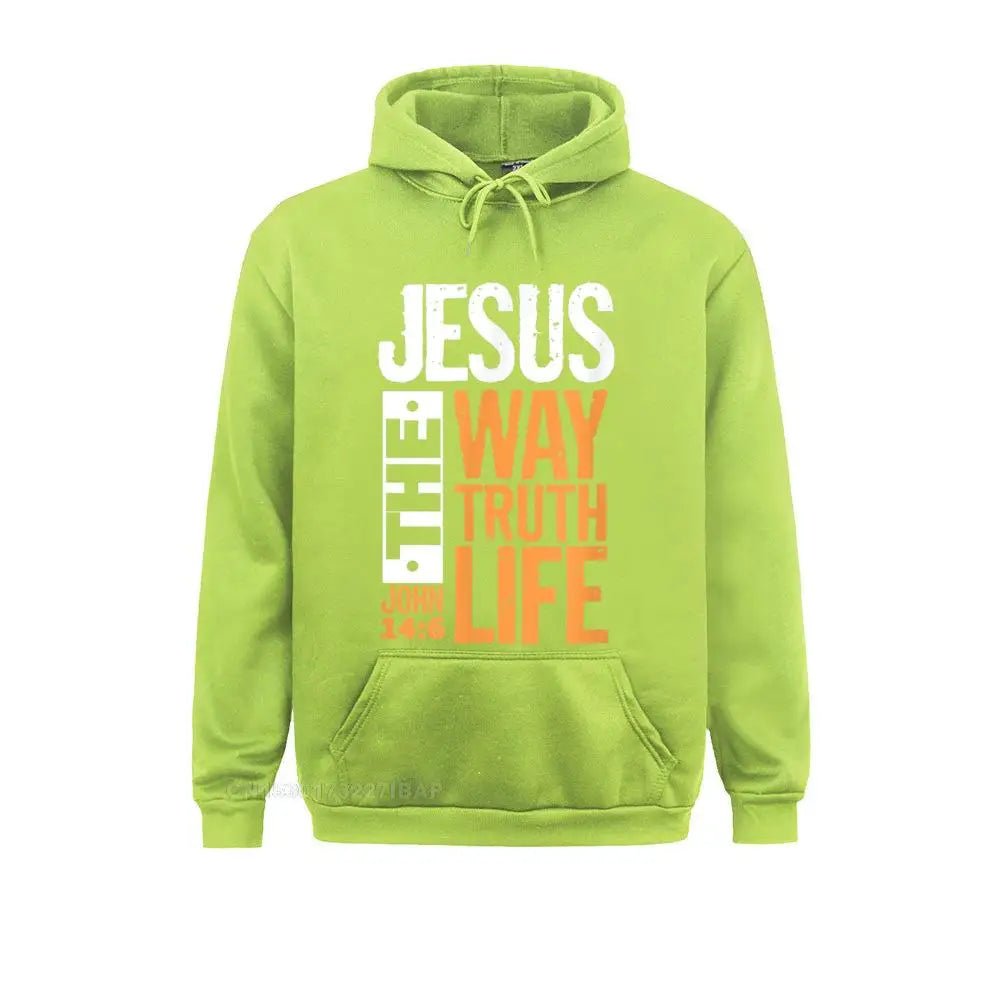 Pullover a capuche Jesus la véritéGoVibeshop777