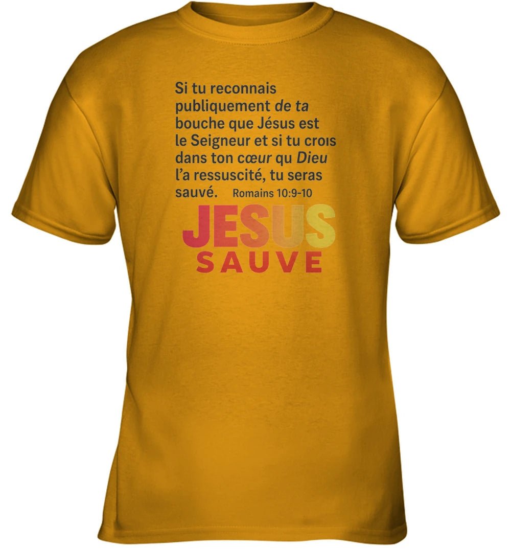 🌟 T-shirt Gildan Heavy Cotton 5000B – Jesus sauveGoVibeshop777