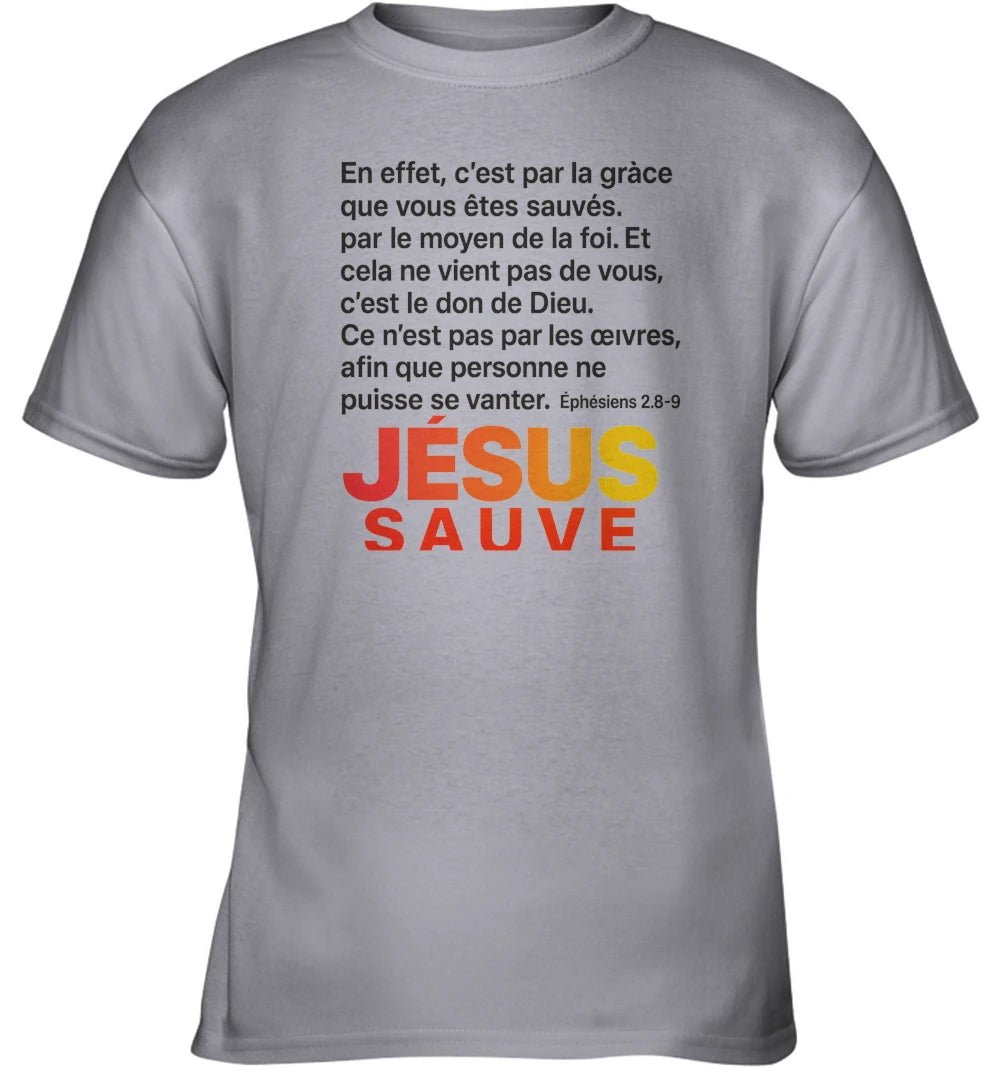 🌟 T-shirt Gildan Heavy Cotton 5000B – Jesus sauveGoVibeshop777