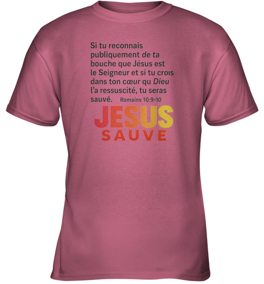🌟 T-shirt Gildan Heavy Cotton 5000B – Jesus sauveGoVibeshop777