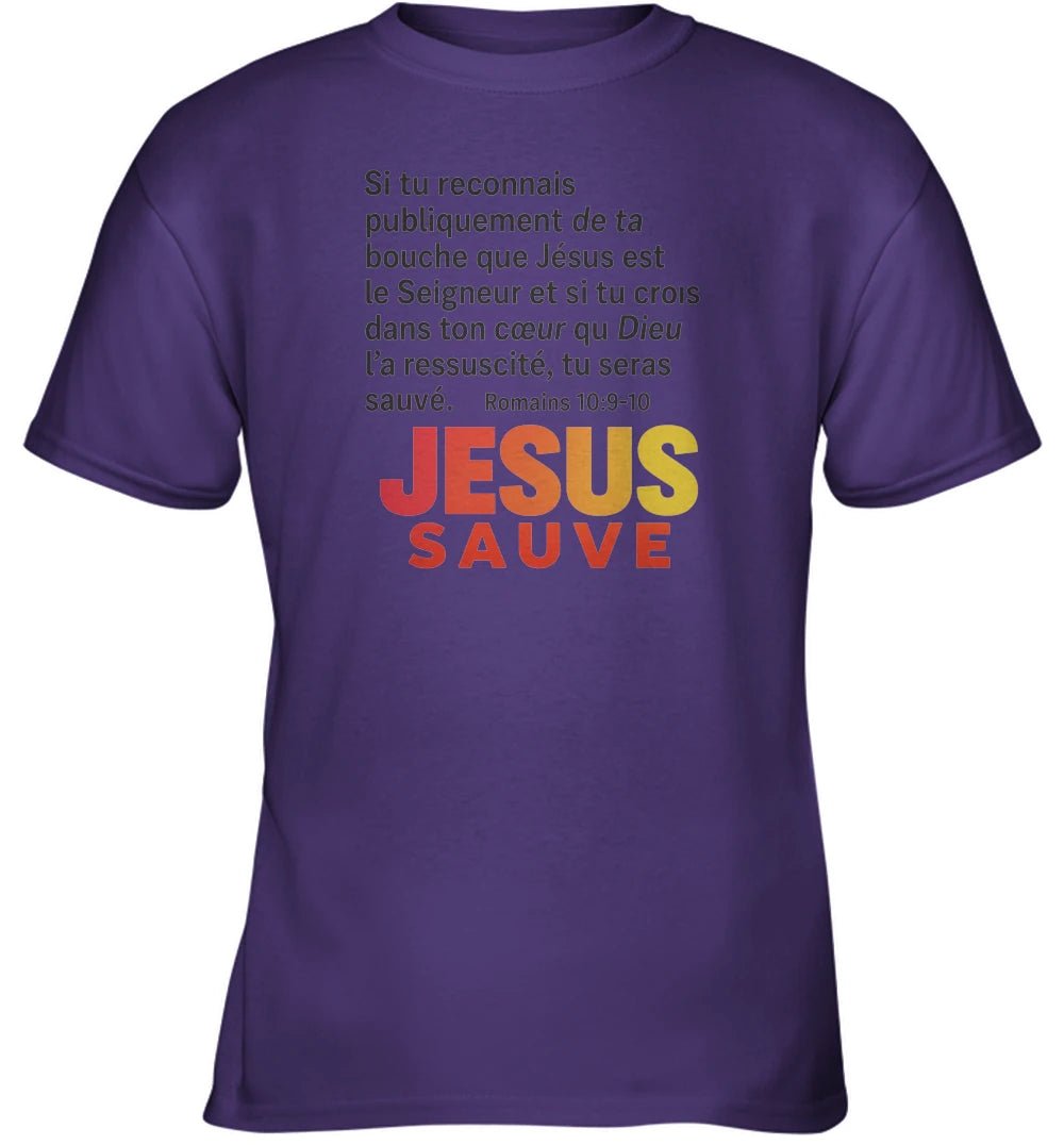 🌟 T-shirt Gildan Heavy Cotton 5000B – Jesus sauveGoVibeshop777