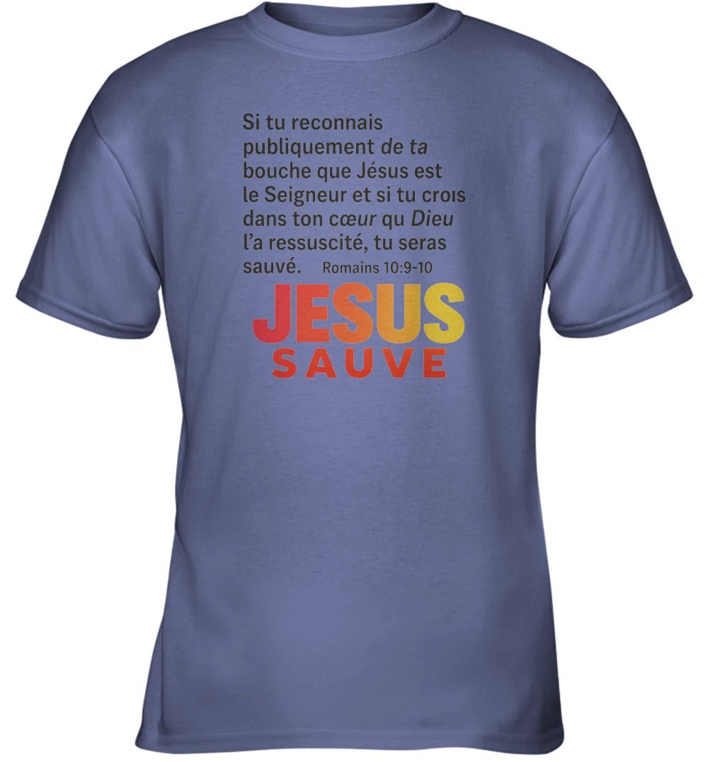 🌟 T-shirt Gildan Heavy Cotton 5000B – Jesus sauveGoVibeshop777