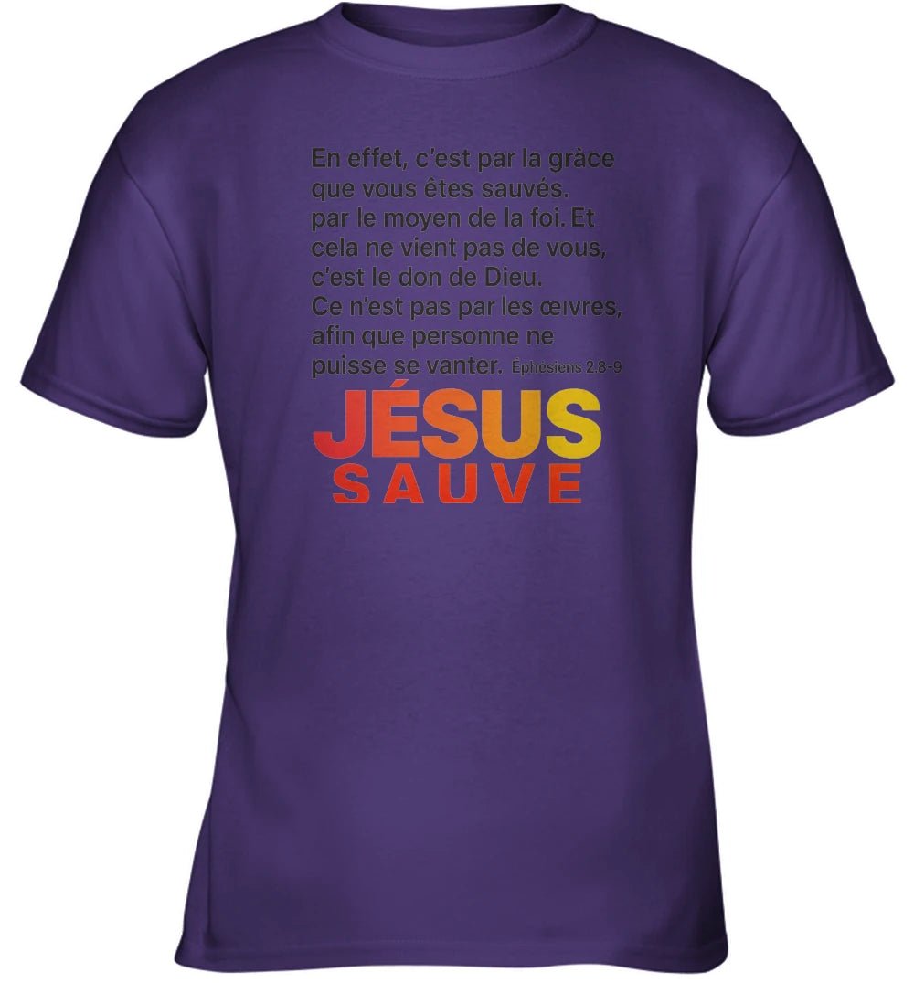 🌟 T-shirt Gildan Heavy Cotton 5000B – Jesus sauveGoVibeshop777