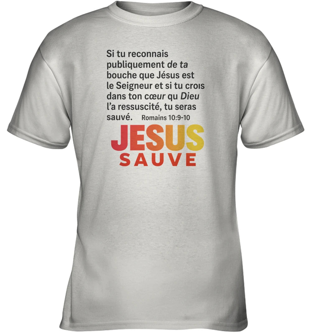 🌟 T-shirt Gildan Heavy Cotton 5000B – Jesus sauveGoVibeshop777