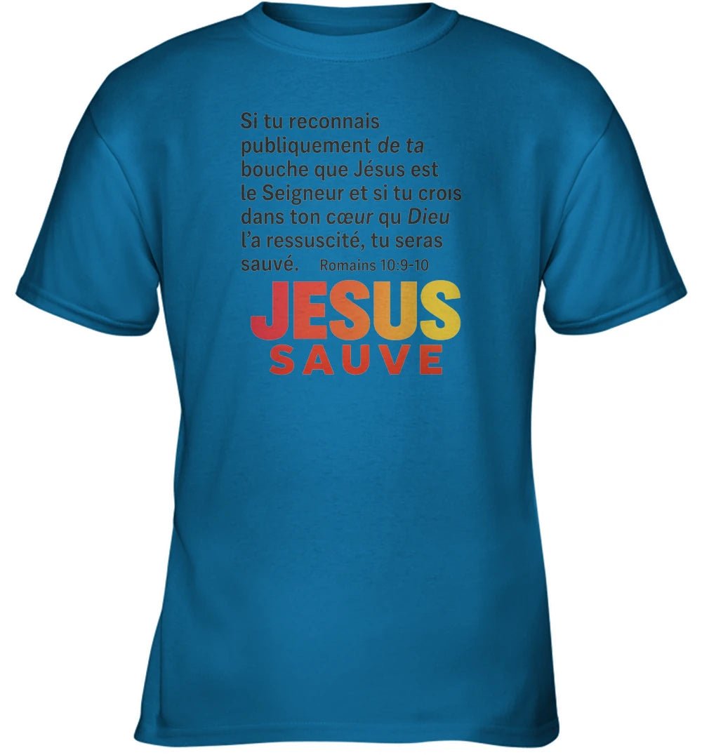 🌟 T-shirt Gildan Heavy Cotton 5000B – Jesus sauveGoVibeshop777