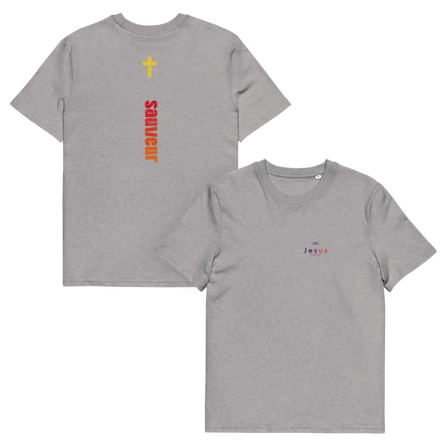 T-shirt unisexe en coton biologique jesus sauveT - SHIRTGoVibeshop777