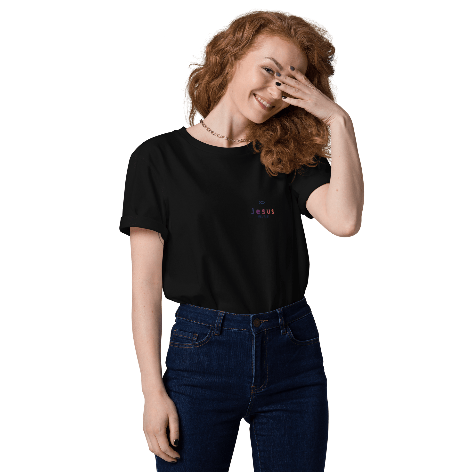 T-shirt unisexe en coton biologique jesus sauveT - SHIRTGoVibeshop777