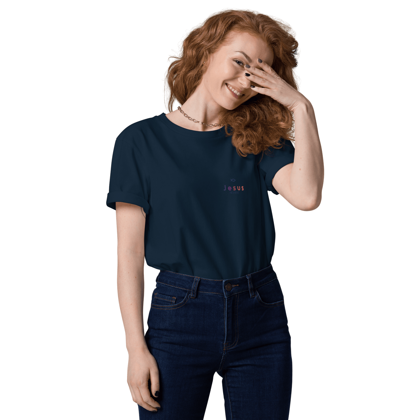 T-shirt unisexe en coton biologique jesus sauveT - SHIRTGoVibeshop777