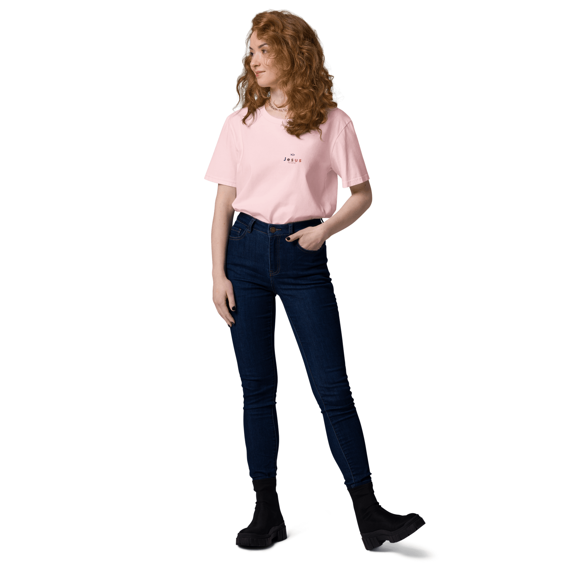 T-shirt unisexe en coton biologique jesus sauveT - SHIRTGoVibeshop777