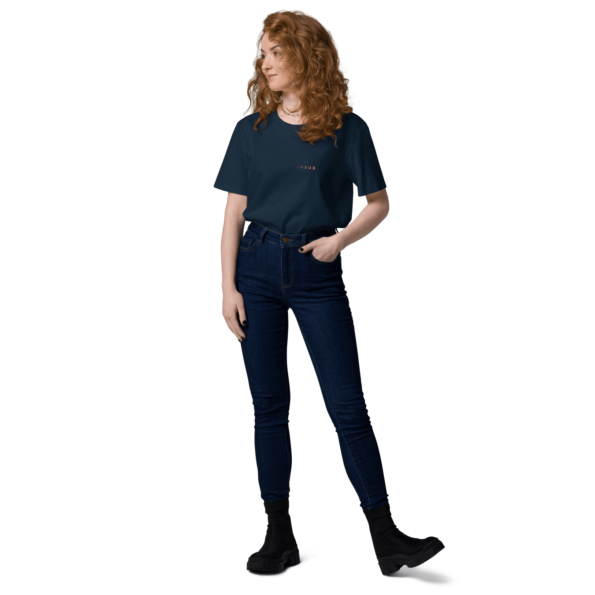 T-shirt unisexe en coton biologique jesus sauveT - SHIRTGoVibeshop777