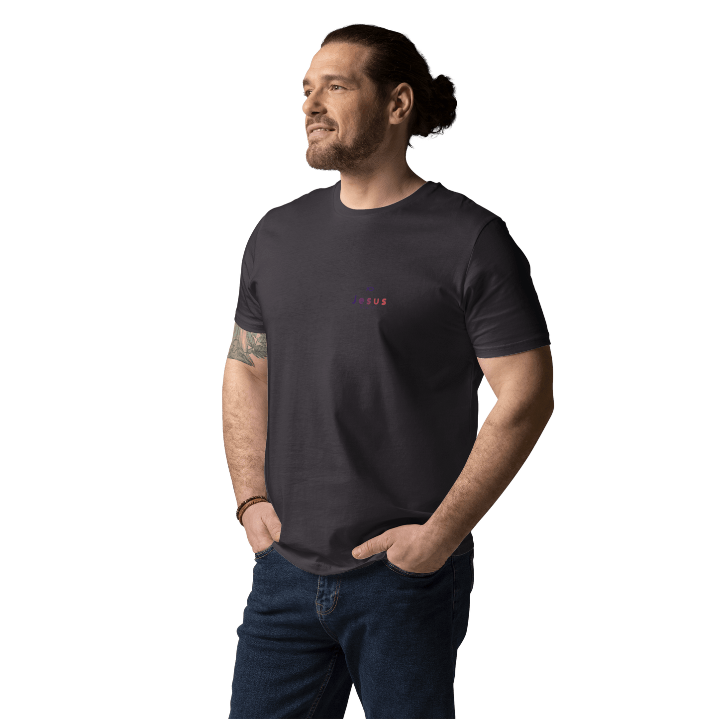 T-shirt unisexe en coton biologique jesus sauveT - SHIRTGoVibeshop777