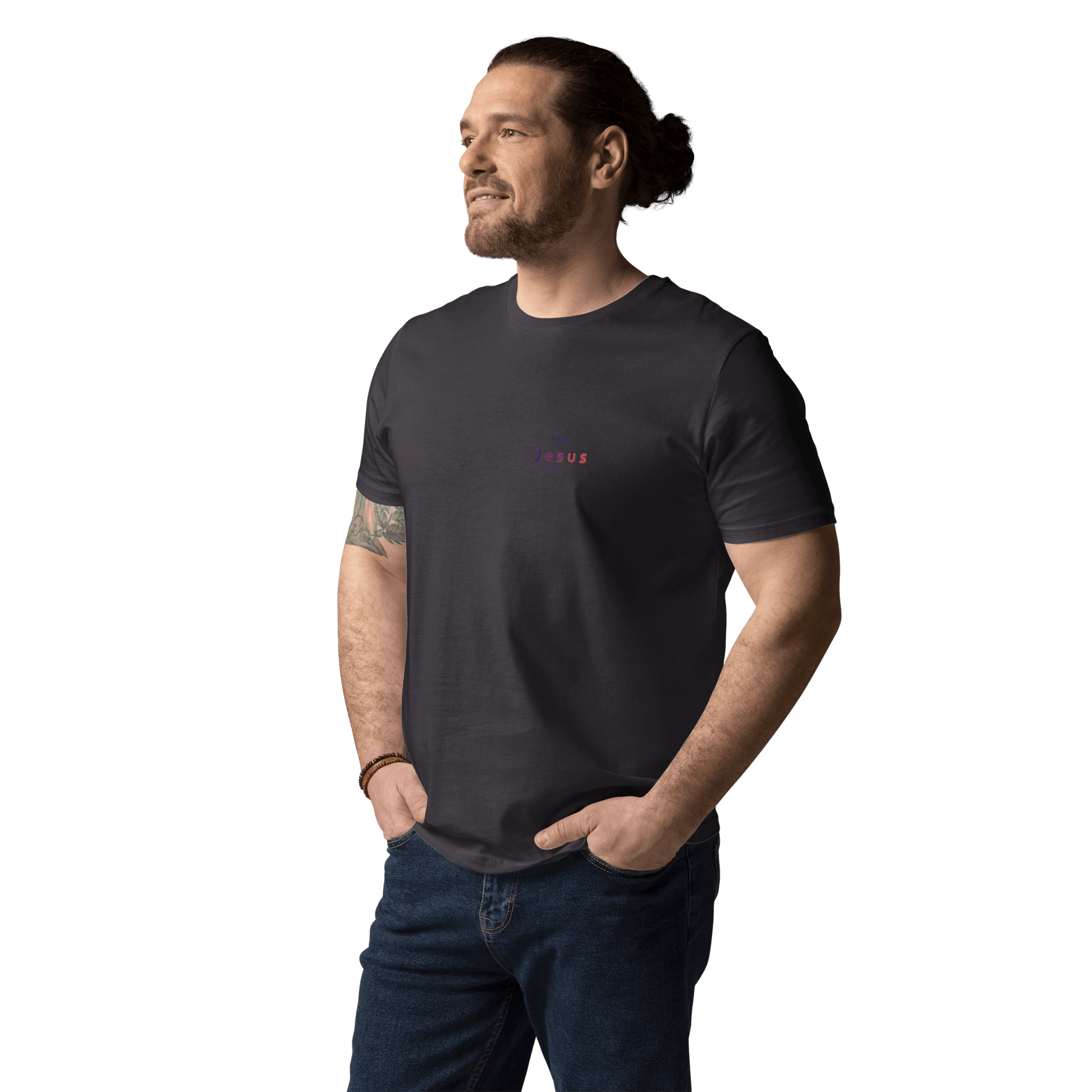 T-shirt unisexe en coton biologique jesus sauveT - SHIRTGoVibeshop777