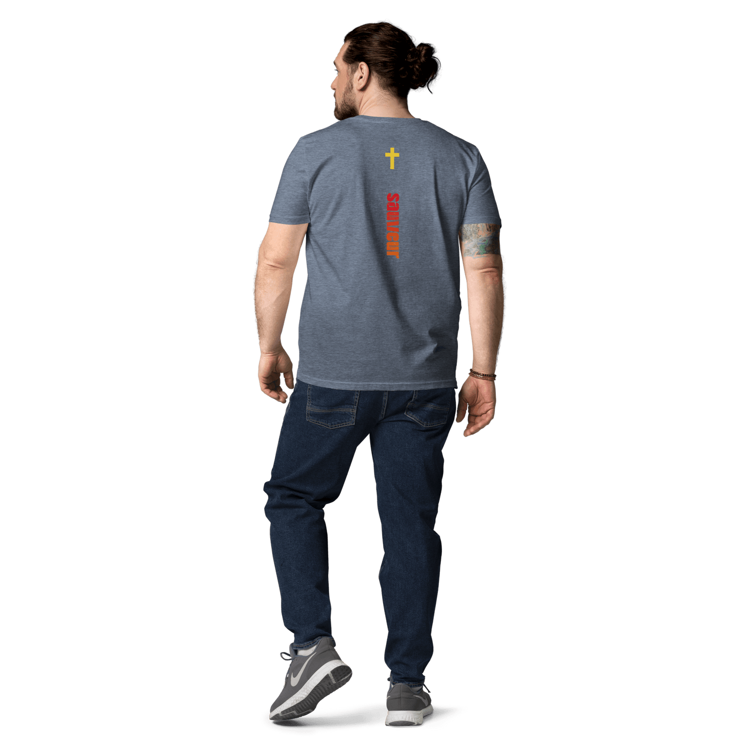 T-shirt unisexe en coton biologique jesus sauveT - SHIRTGoVibeshop777
