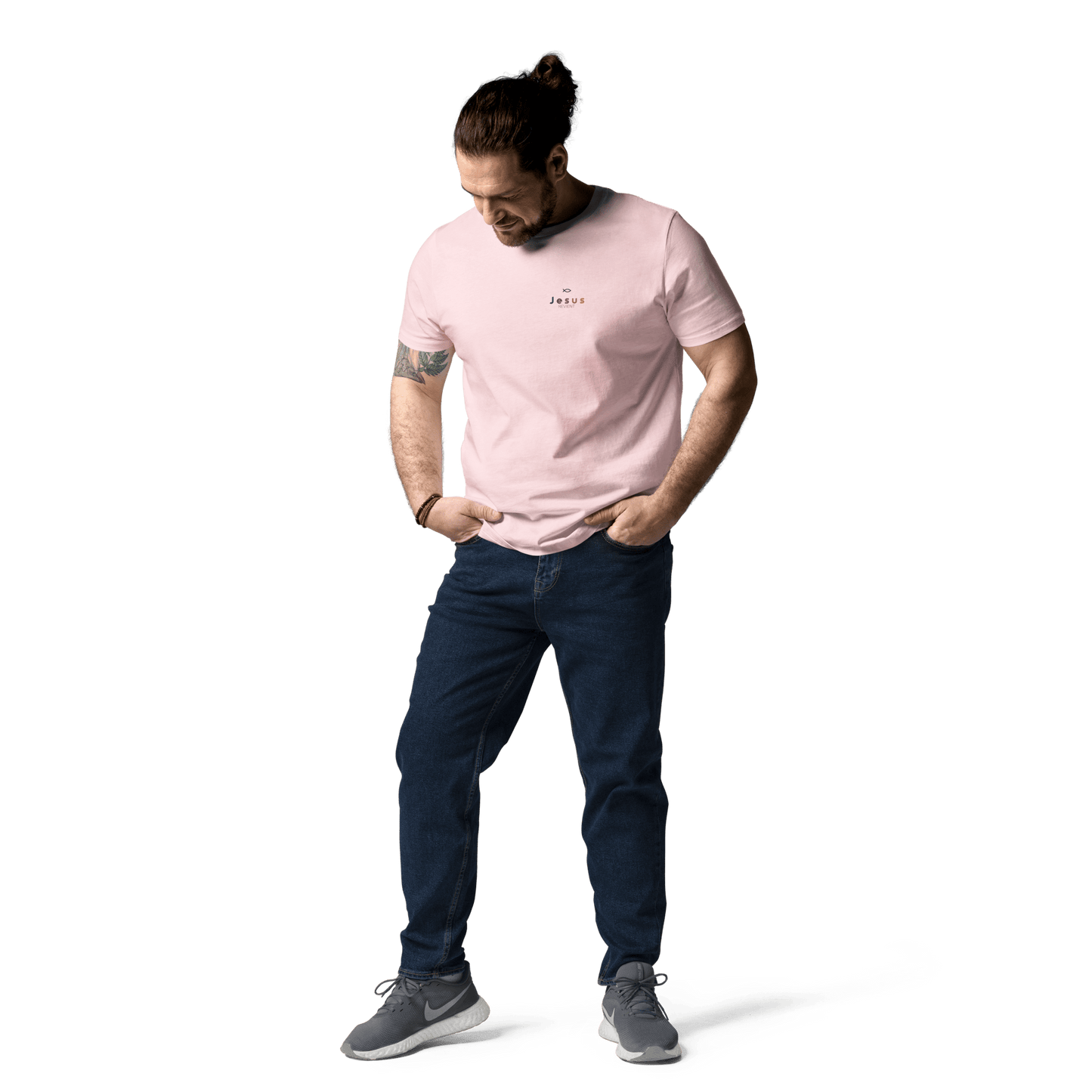 T-shirt unisexe en coton biologique jesus sauveT - SHIRTGoVibeshop777