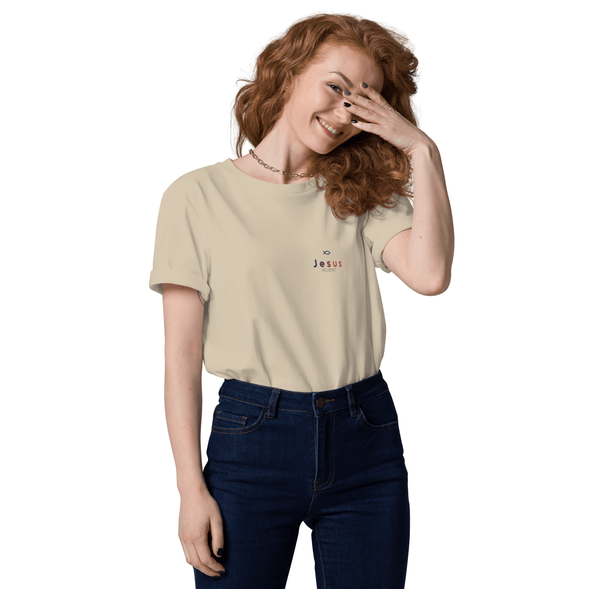 T-shirt unisexe en coton biologique jesus sauveT - SHIRTGoVibeshop777