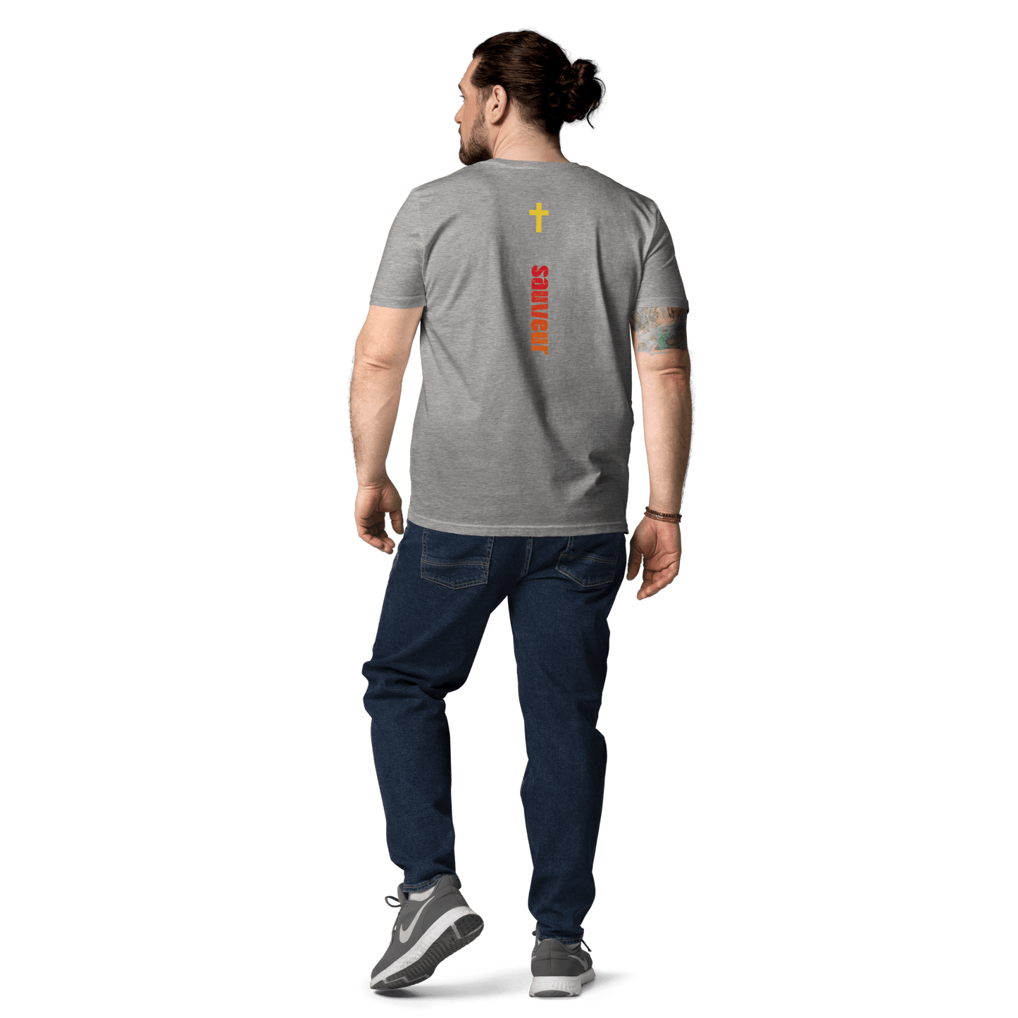 T-shirt unisexe en coton biologique jesus sauveT - SHIRTGoVibeshop777