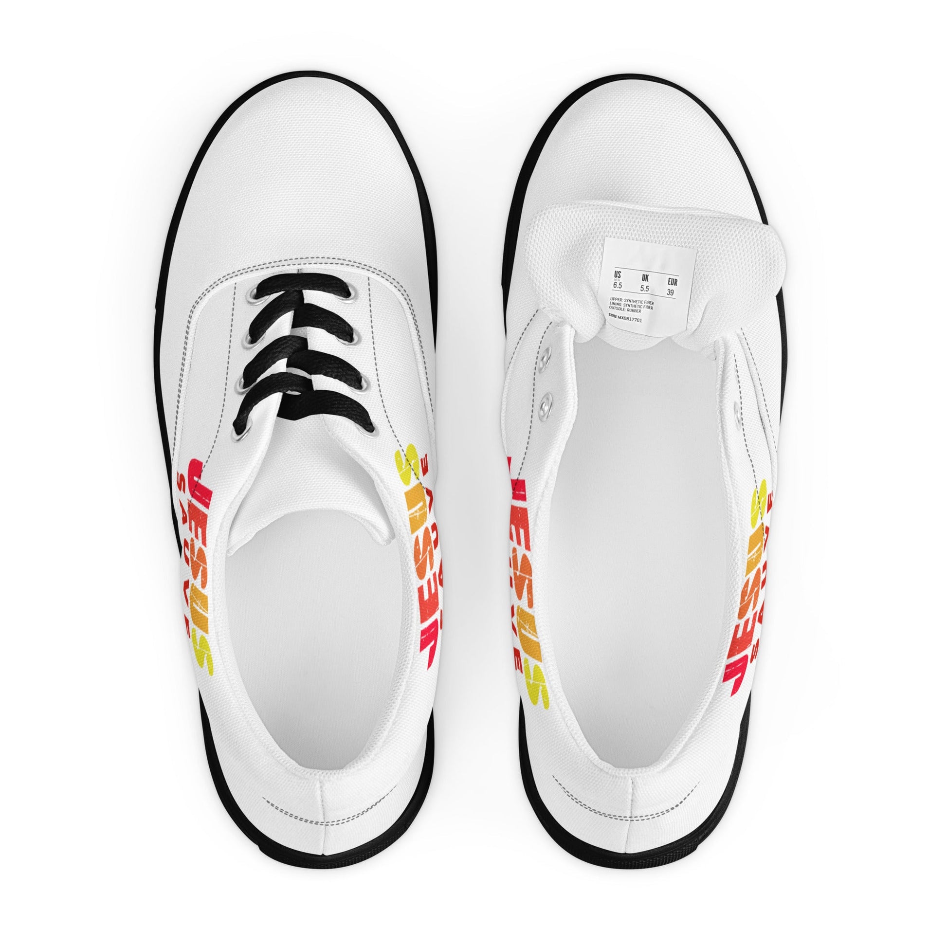 Tennis en toile jesus sauveSHOESGoVibeshop777