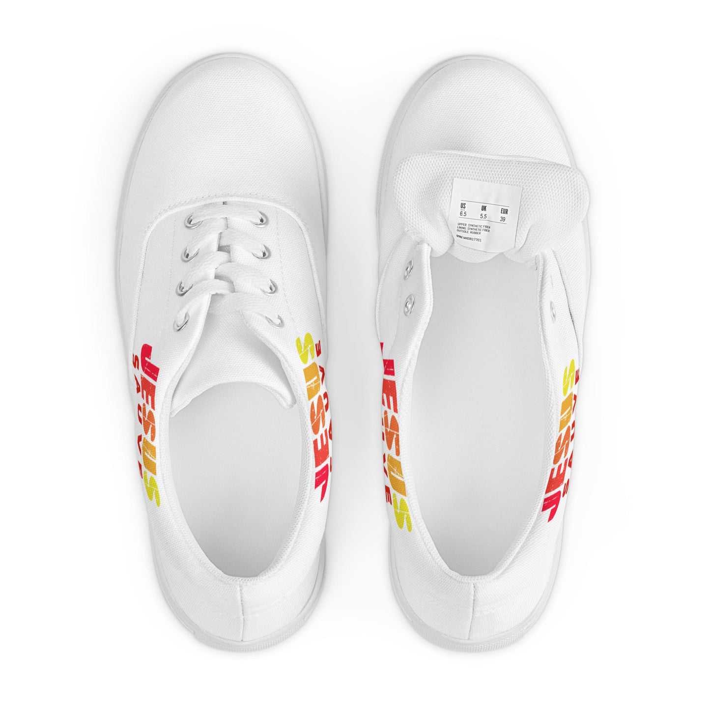 Tennis en toile jesus sauveSHOESGoVibeshop777