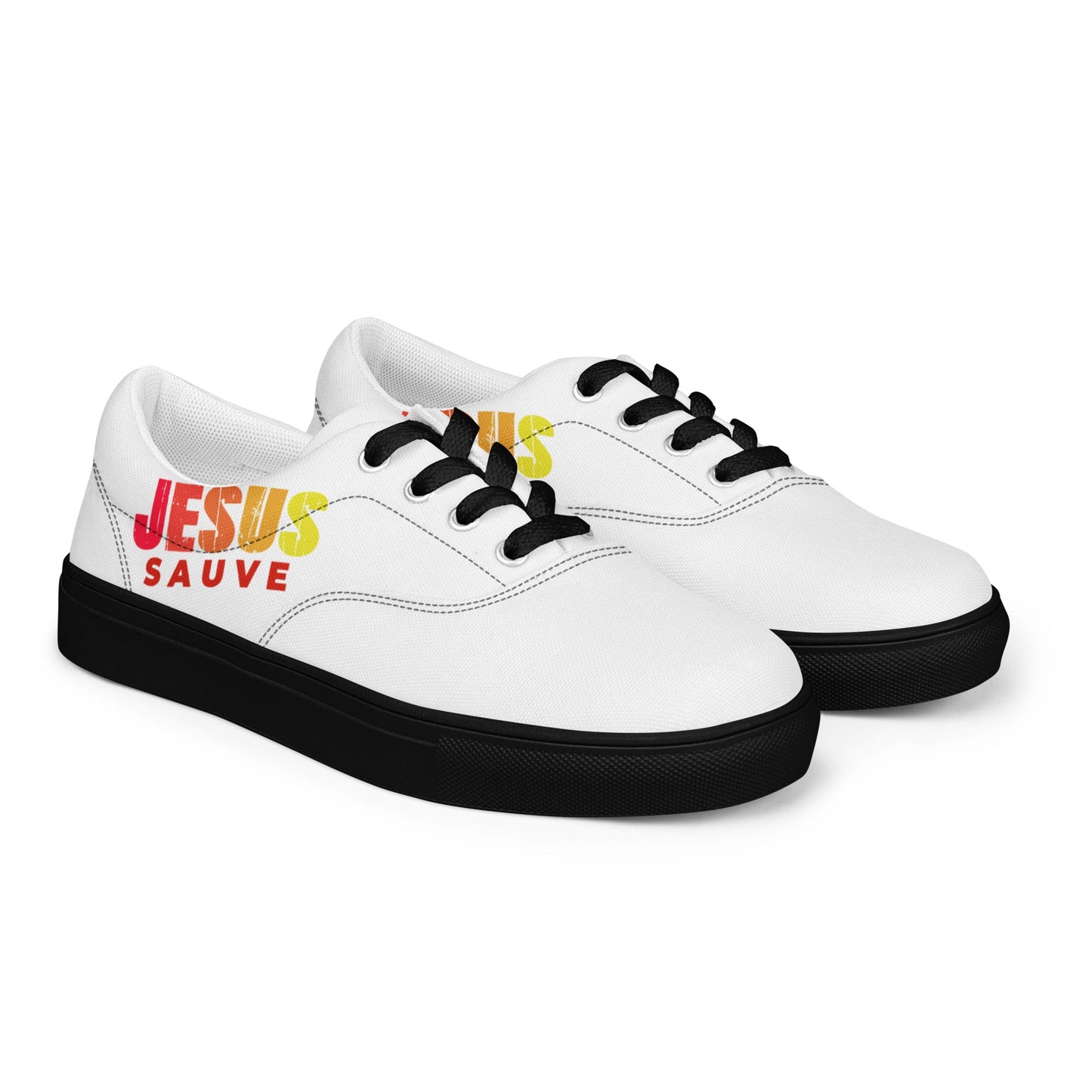 Tennis en toile jesus sauveSHOESGoVibeshop777