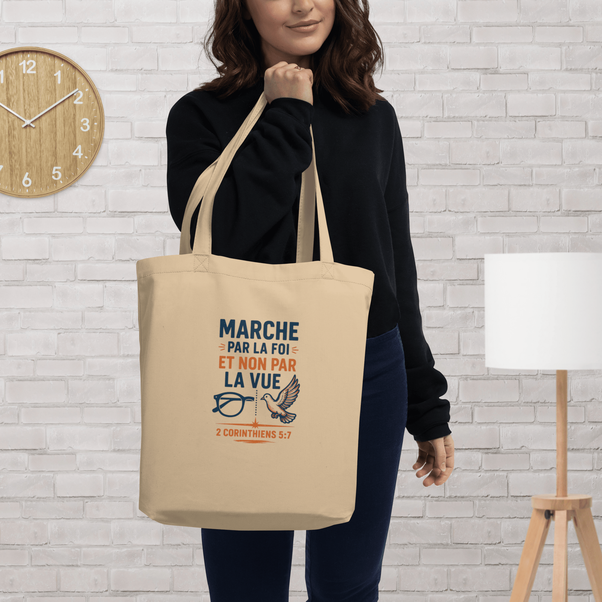 Tote Bag Bio marche par la foiGoVibeshop777