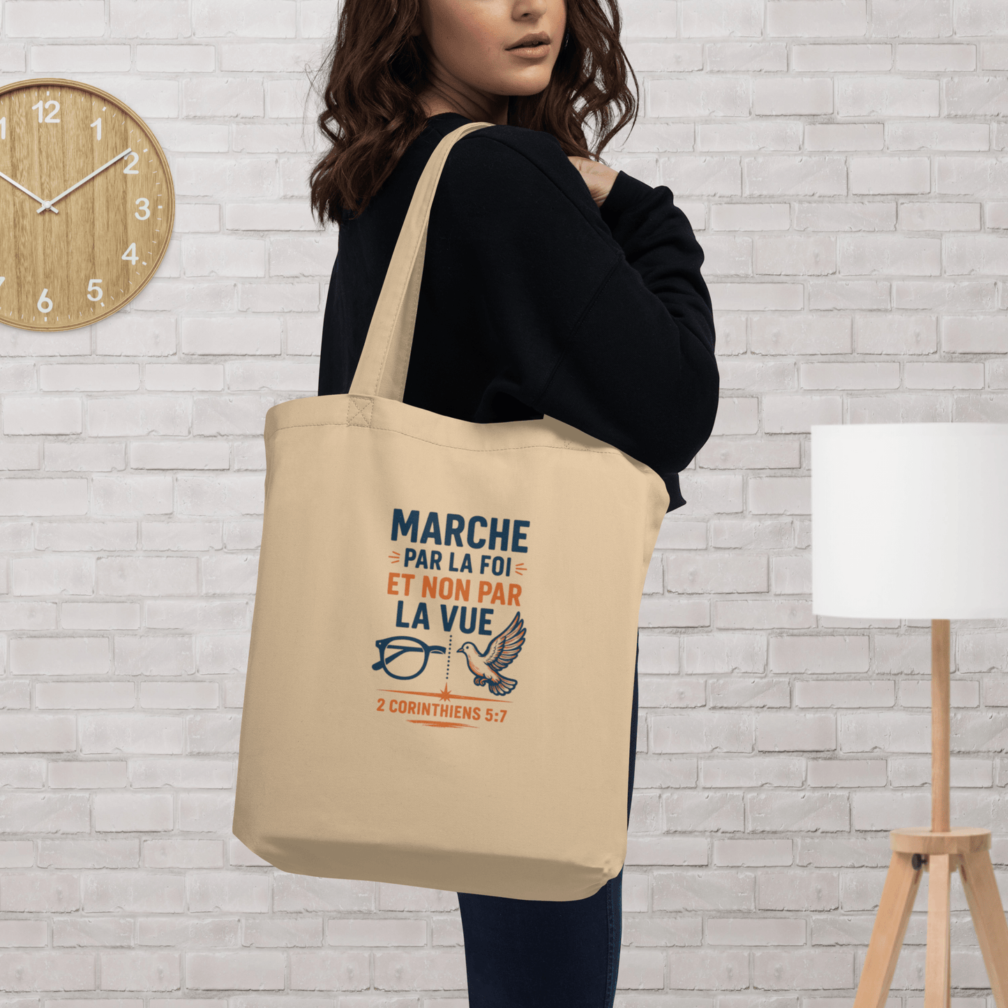 Tote Bag Bio marche par la foiGoVibeshop777