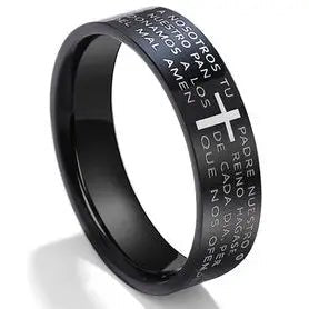 ✝️ Bague Chrétienne en Acier – Foi & Élégance IntemporelleGoVibeshop777