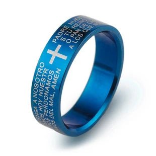 ✝️ Bague Chrétienne en Acier – Foi & Élégance IntemporelleGoVibeshop777