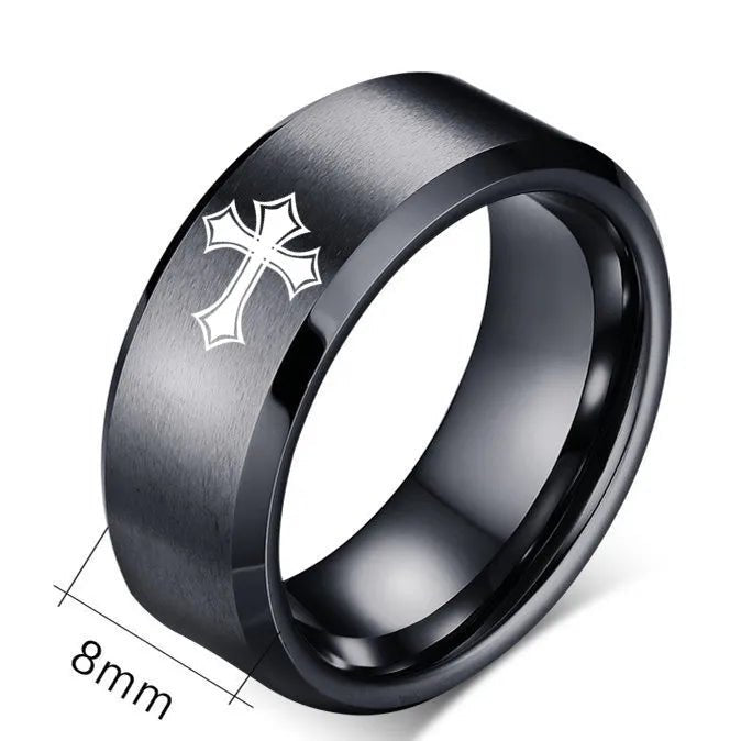 ✝️ Bague Chrétienne en Acier – Foi & Élégance IntemporelleGoVibeshop777