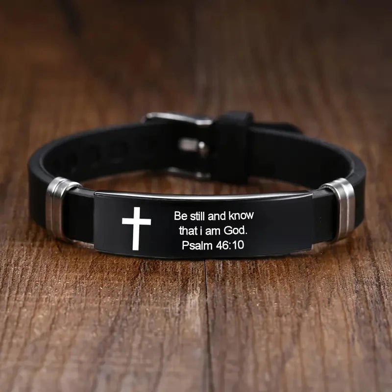 Bracelet Chrétien avec Verset Biblique – Foi & ÉléganceGoVibeshop777