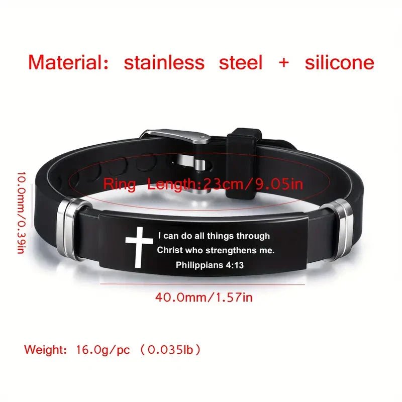 Bracelet Chrétien avec Verset Biblique – Foi & ÉléganceGoVibeshop777