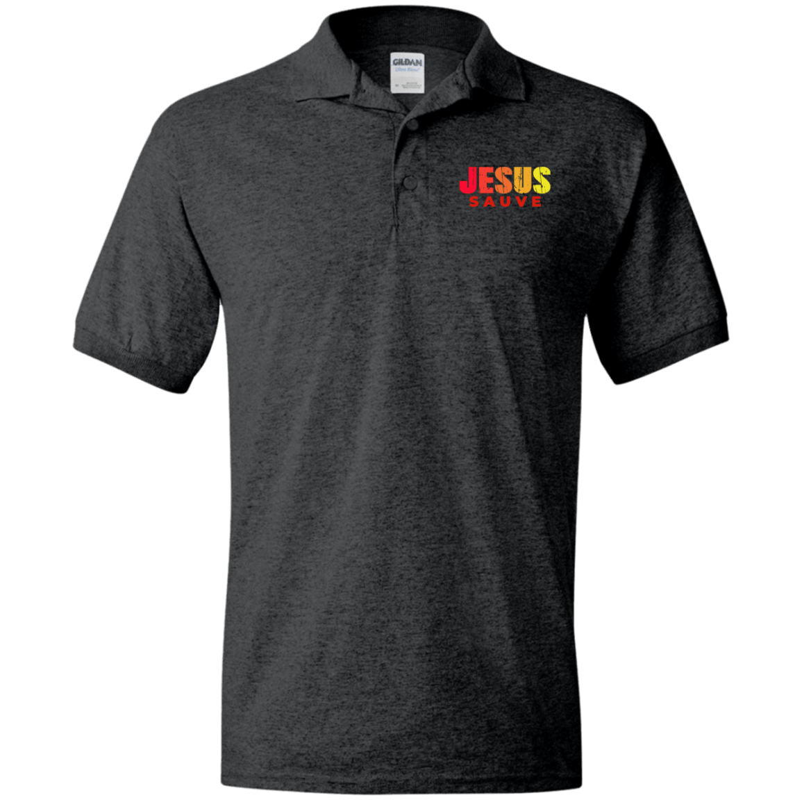 Polo Shirt en Jersey Jesus Sauve GoVibeshop777