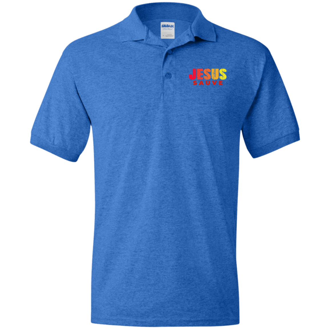 Polo Shirt en Jersey Jesus Sauve GoVibeshop777