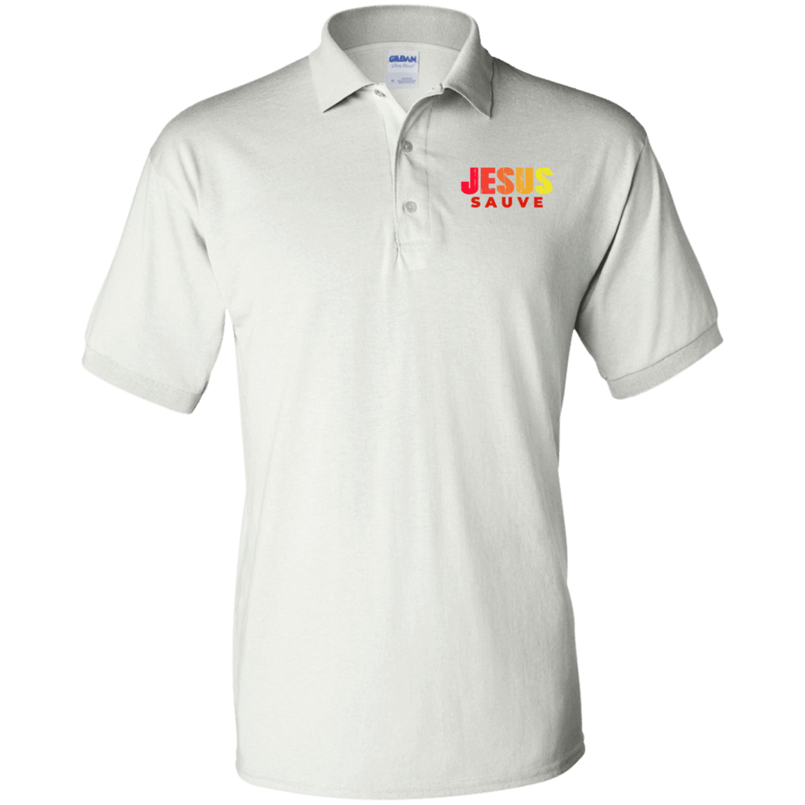 Polo Shirt en Jersey Jesus Sauve GoVibeshop777