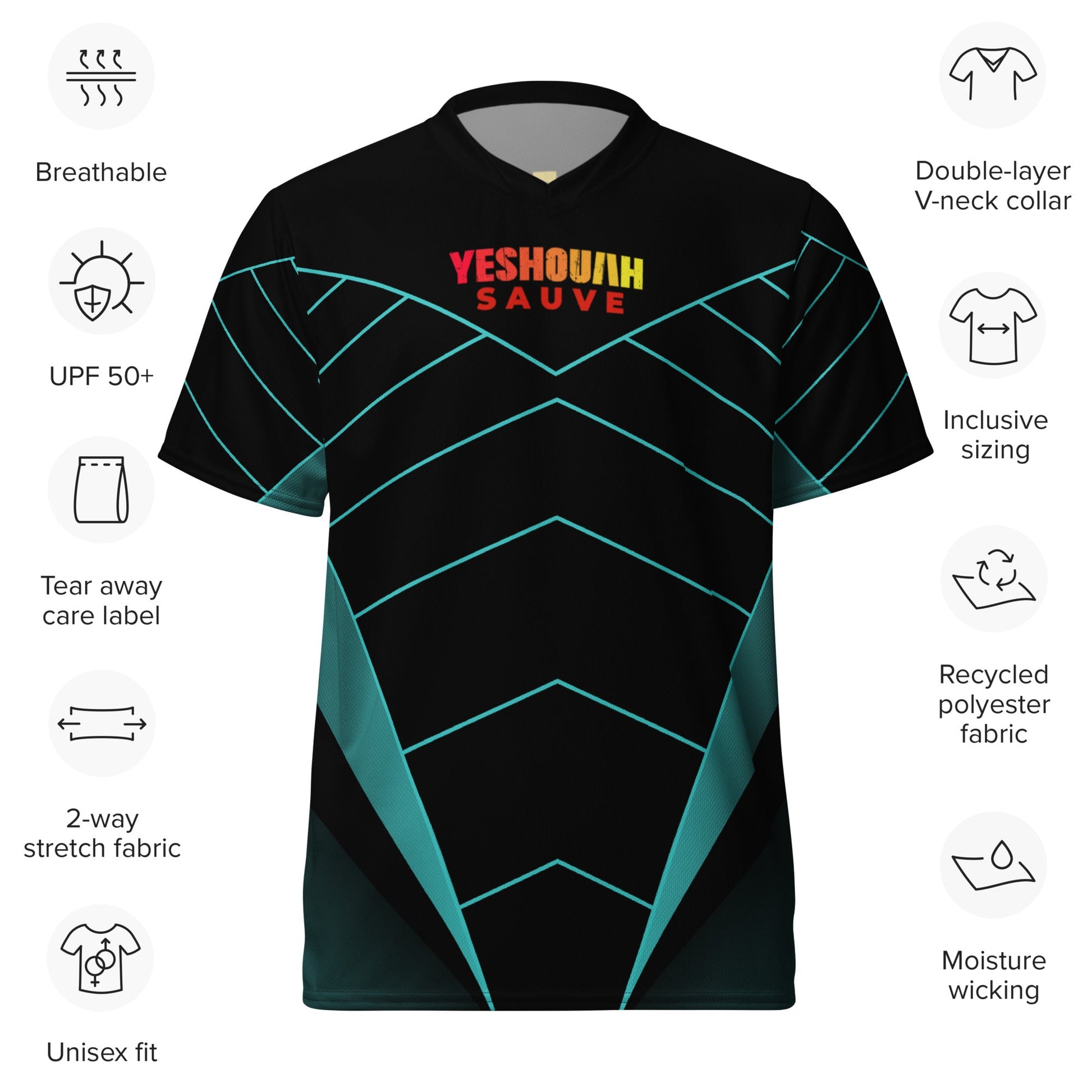 Maillot all over unisexe yeshouah sauveCUT - SEWGoVibeshop777